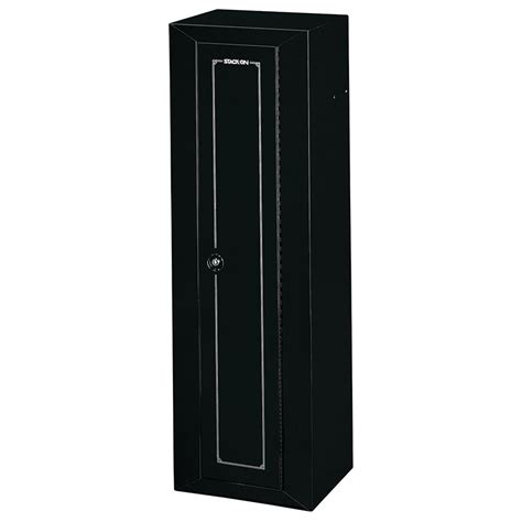 stack-on 10-gun compact steel security cabinet|10 gun double door cabinet.